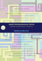 Poročilo za 2011